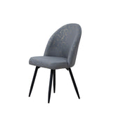Dining Chair Grey Fabric Proffice furniture